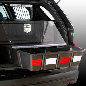 tufbox storage bin for police vehicles