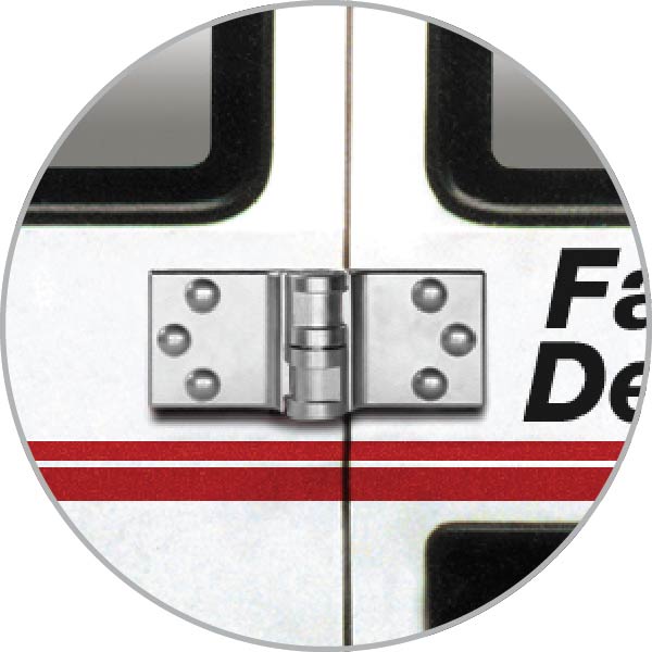 high security lock flat mount