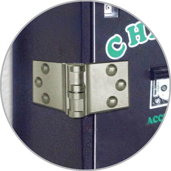 high security lock outside corner mount