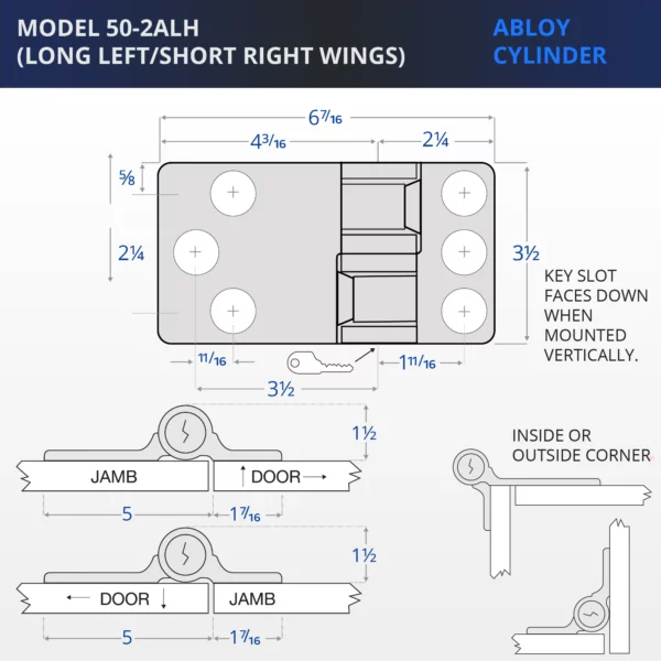 Stainless Steel Lock with Abloy Cylinder - Image 4