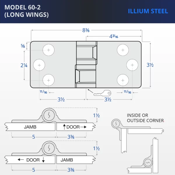 Illium Steel Lock with Medeco Cylinder - Image 3