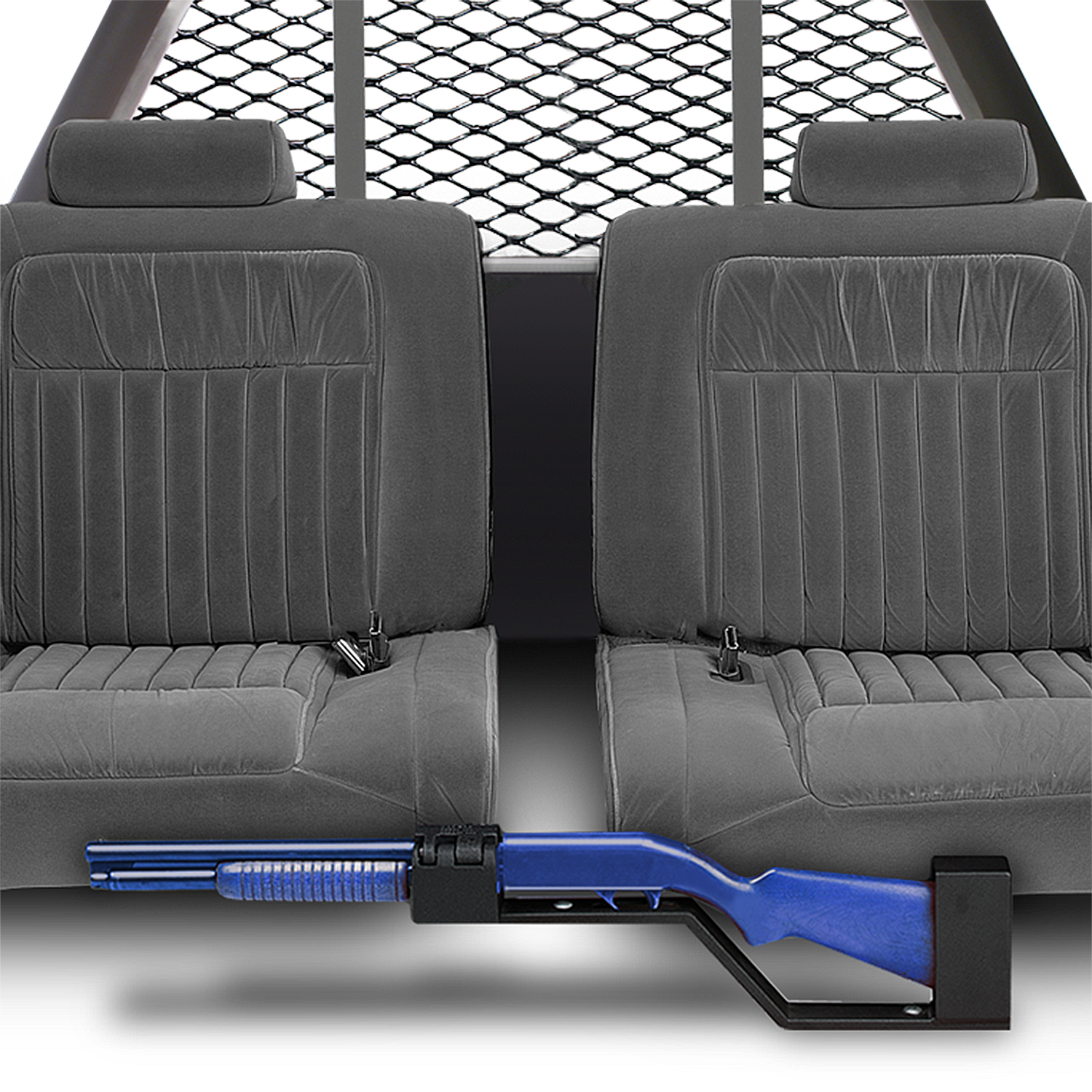 floor mount vehicle gun rack